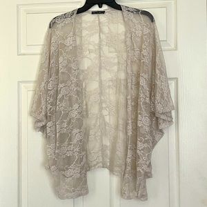 Off white lace cardigan